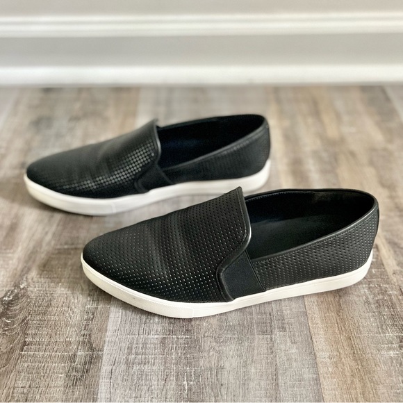 Like New Vince Blair Perforated Leather Slip On Sneaker - Picture 7 of 10